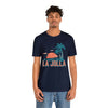 La Jolla, California T-Shirt - Retro Palm Tree & Beach Unisex La Jolla Shirt