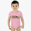 Truckee Baby Bodysuit - Retro Mountain Truckee, California Baby Bodysuit