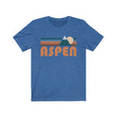 Aspen, Colorado T-Shirt - Retro Mountain Adult Unisex Aspen T Shirt-1