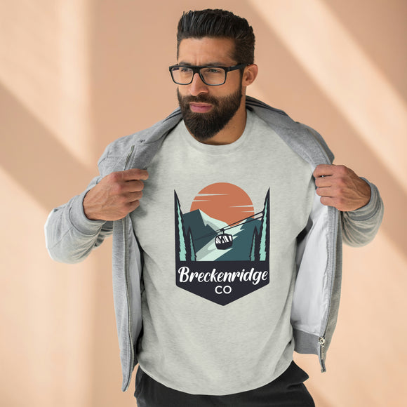 Premium Breckenridge, Colorado Crewneck Sweatshirt - Retro Unisex Sweatshirt
