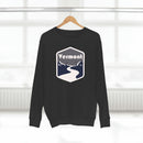 Premium Vermont Crewneck Sweatshirt - Retro Unisex Sweatshirt-3