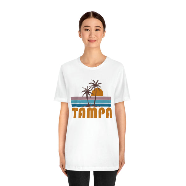 Tampa, Florida T-Shirt - Retro Palm Tree Unisex Tampa Shirt