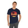 Beach Bum T-Shirt - Retro Palm Tree Unisex Beach Bum Shirt