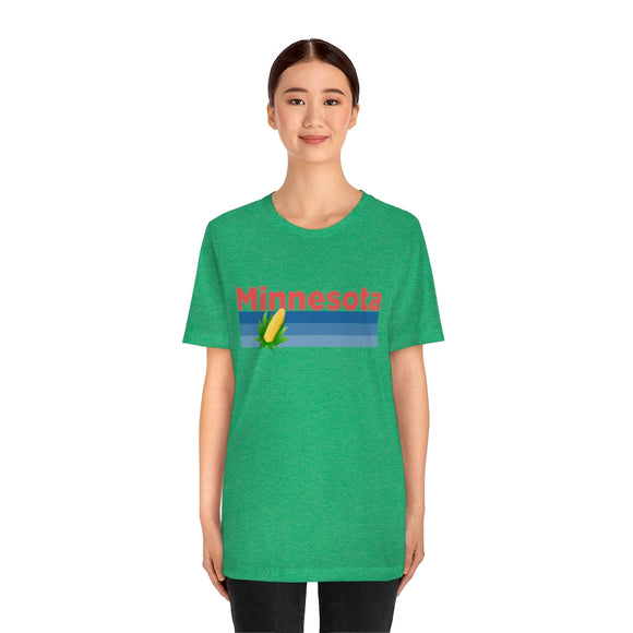 Minnesota T-Shirt - Retro Corn Unisex Minnesota Shirt