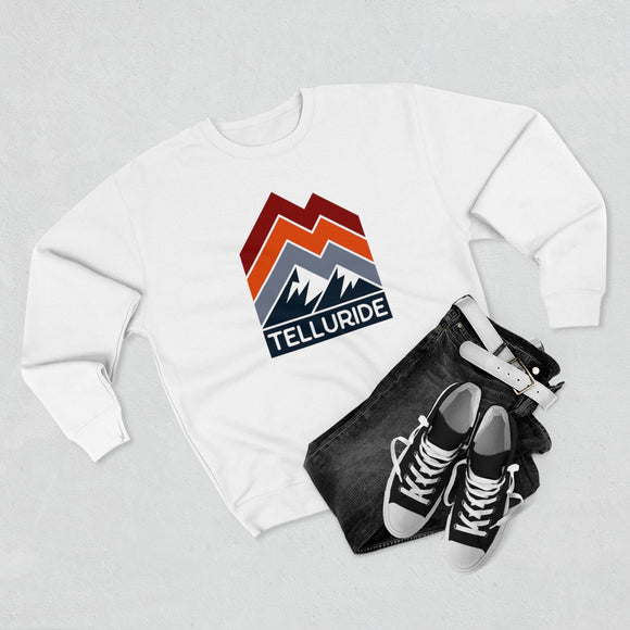 Premium Telluride Sweatshirt - Retro Unisex Premium Crewneck Telluride, Colorado Sweatshirt