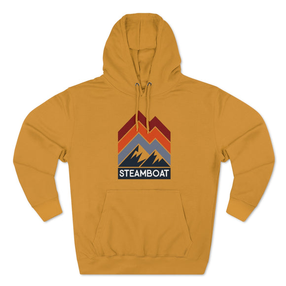 Premium Steamboat, Colorado Hoodie - Retro Unisex Sweatshirt