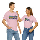 Lake Tahoe T-Shirt - Retro Mountain Bike Adult Unisex Lake Tahoe, Idaho T Shirt-63