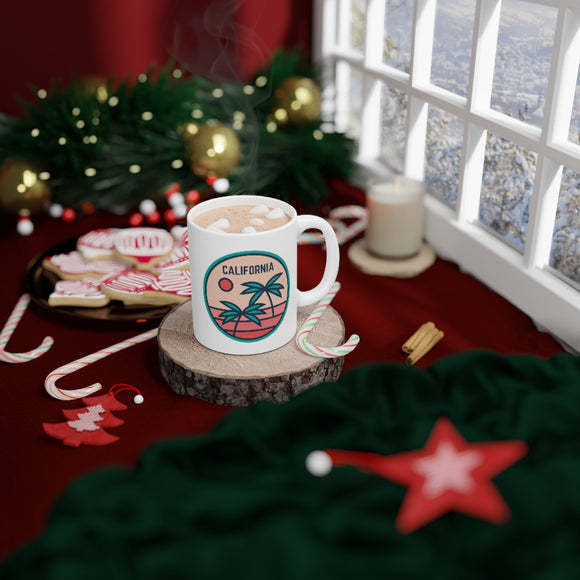 California Mug, Ceramic California Mug, California Coffee Mug