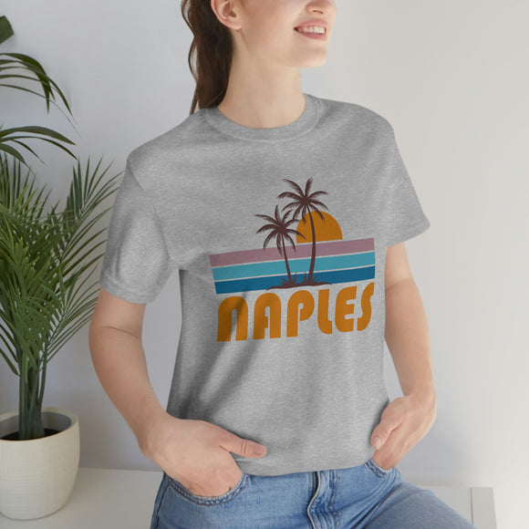 Naples, Florida T-Shirt - Retro Palm Tree Unisex Naples Shirt