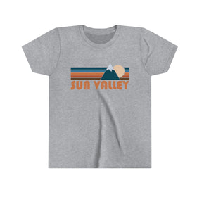 Sun Valley Youth T-Shirt - Retro Mountain Idaho Kid's TShirt