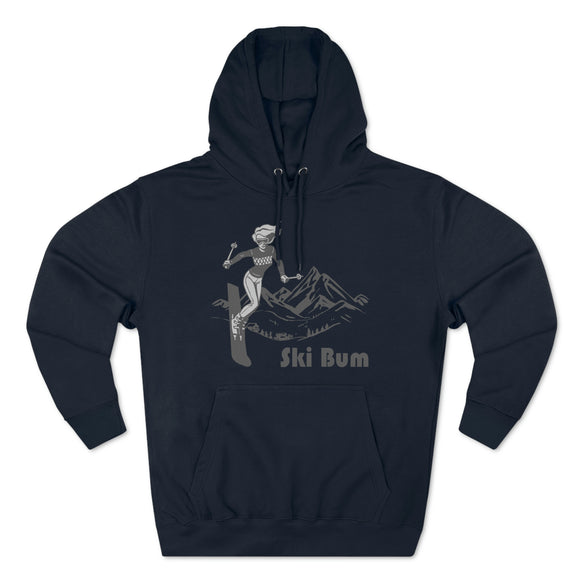 Premium Ski Bum Hoodie - Retro Unisex Sweatshirt