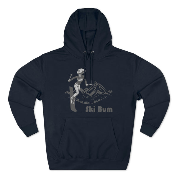 Premium Ski Bum Hoodie - Retro Unisex Sweatshirt