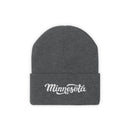 Minnesota Beanie - Adult Hand Lettered Embroidered Minnesota Knit Hat-5