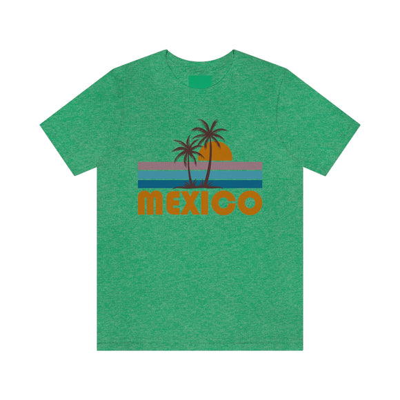 Mexico T-Shirt - Retro Palm Tree Unisex Mexico Shirt