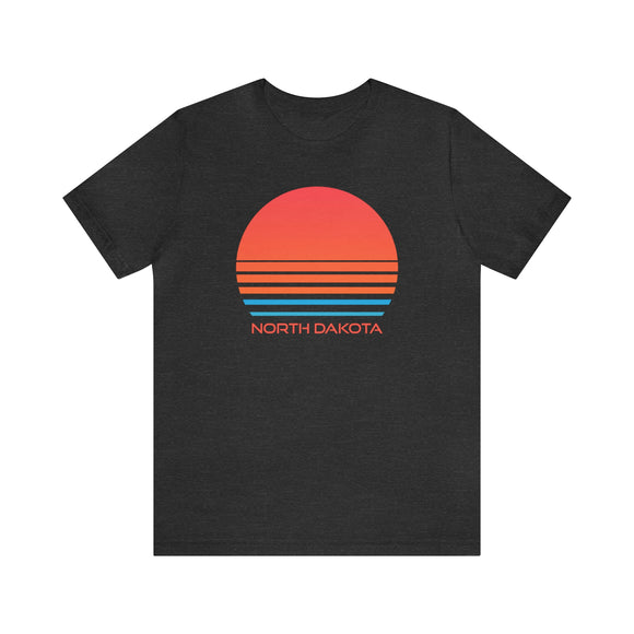 North Dakota T-Shirt - Retro 80s Unisex North Dakota Shirt