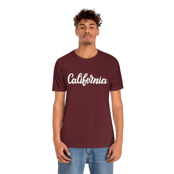 California T-Shirt - Hand Lettered Unisex California Shirt