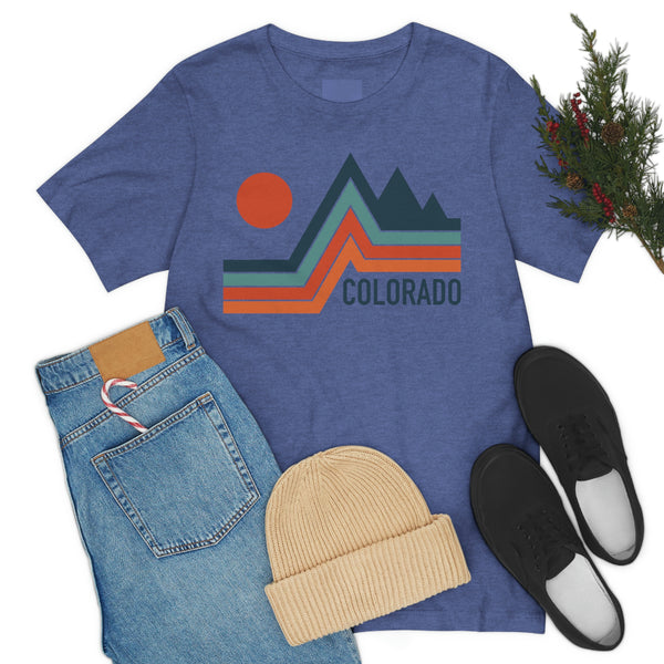 Copy of Colorado T-Shirt - Retro Mountain Unisex Colorado Shirt