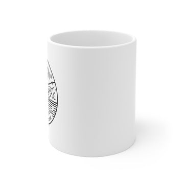Alaska Mug - State Design White Ceramic Alaska Mug (11oz & 15oz) - 0