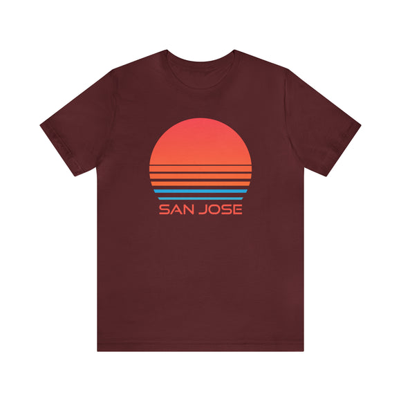 San Jose, California T-Shirt - Retro 80s Unisex San Jose Shirt