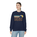 Bend, Oregon Sweatshirt - Fall Retro Mountain Unisex Crewneck Bend Sweatshirt-29