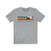 California T-Shirt - Retro Mountain Adult Unisex California T Shirt