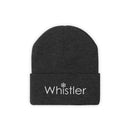 Whistler BC, Canada Beanie Snowflake - Embroidered Whistler Knit Hat-1