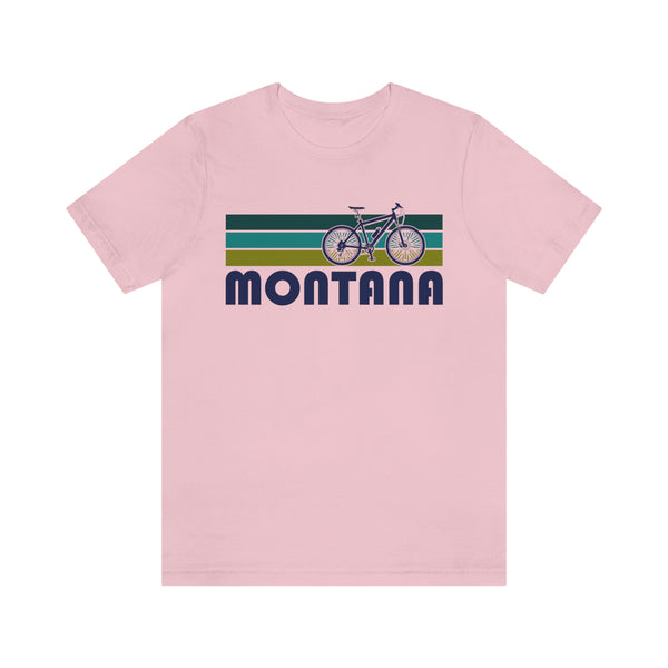 Montana T-Shirt - Retro Mountain Bike Adult Unisex Montana T Shirt