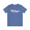 Michigan T-Shirt - Hand Lettered Unisex Michigan Shirt-13