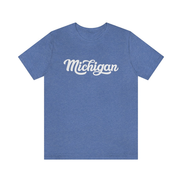 Michigan T-Shirt - Hand Lettered Unisex Michigan Shirt