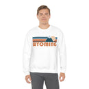 Wyoming Sweatshirt - Retro Mountain Unisex-4