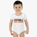 Ski Bum Baby Bodysuit - Retro Mountain Ski Bum Baby Bodysuit-5