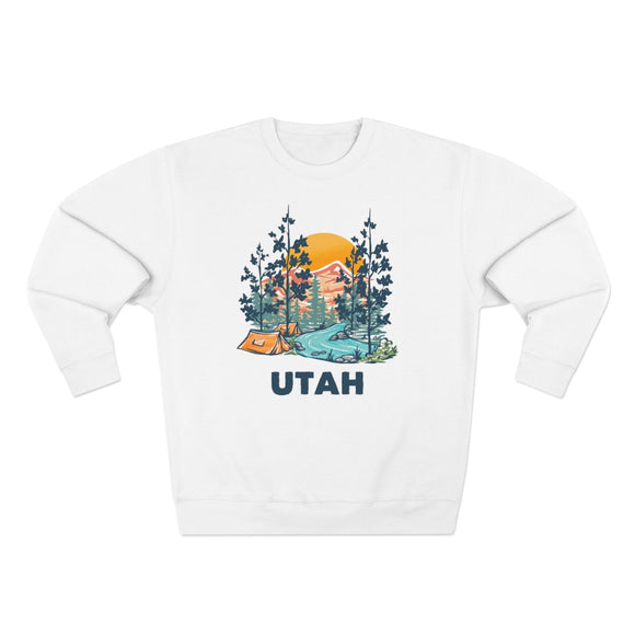 Premium Utah Sweatshirt - Unisex Premium Crewneck Utah Sweatshirt