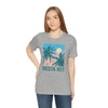 Siesta Key, Florida T-Shirt - Retro Palm Tree & Beach Unisex Siesta Key Shirt