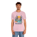 Vermont T-Shirt - Mountain Illustration Unisex Vermont Shirt-51