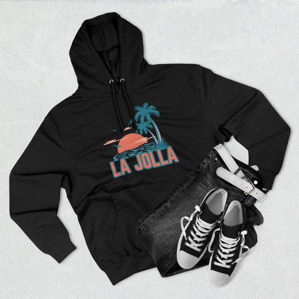 Premium La Jolla, California Hoodie - Palm Tree Unisex Sweatshirt