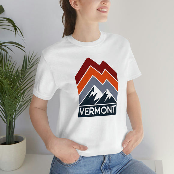 Vermont T-Shirt - Retro Mountain Unisex Vermont Shirt