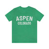 Aspen, Colorado Shirt - Paint Text Unisex Aspen T-Shirt
