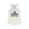 Naples, Florida Women's Tank - Retro Palm Tree Women's Racerback Naples Tank Top