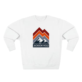 Premium Jackson Hole Sweatshirt - Retro Unisex Premium Crewneck Jackson Hole, Wyoming Sweatshirt