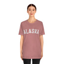 Alaska T-Shirt - Paint Text Unisex Alaska Shirt-5