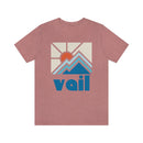 Vail Shirt, Colorado Retro T-Shirt, Colorful Colorado tee, Vail Mountain Shirt-6