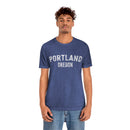 Portland, Oregon Shirt - Paint Text Unisex Portland T-Shirt-3