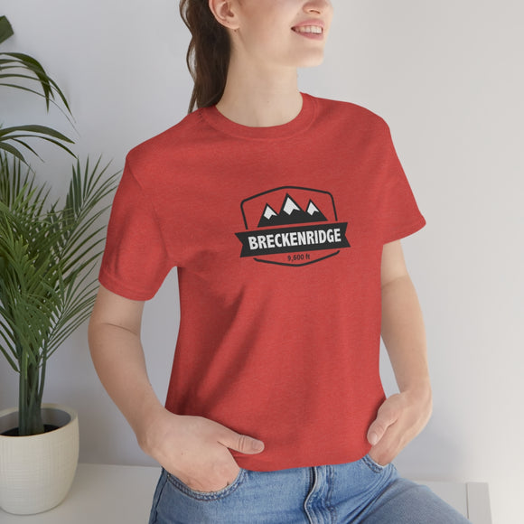 Breckenridge, Colorado T-Shirt - Altitude Badge Unisex Breckenridge Shirt