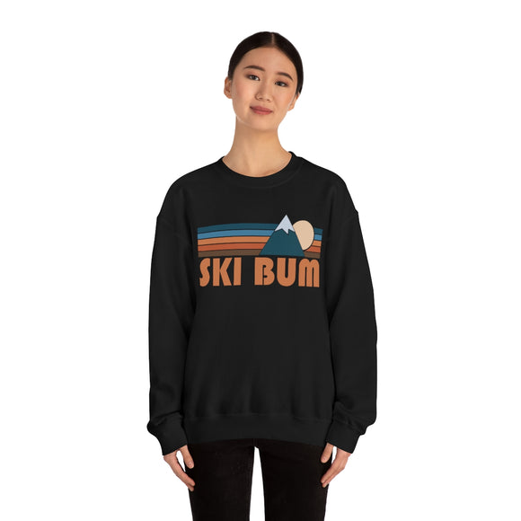 Ski Bum Sweatshirt - Retro Mountain Unisex