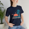 Carmel-by-the-Sea, California T-Shirt - Retro Palm Tree & Beach Unisex Carmel-by-the-Sea Shirt