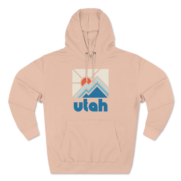 Premium Utah Hoodie - Min Mountain Unisex Sweatshirt