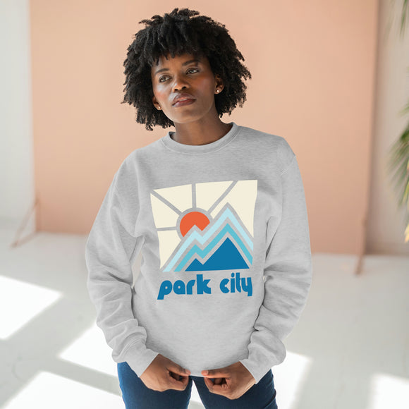 Premium Park City, Utah Crewneck Sweatshirt - Retro Unisex Sweatshirt