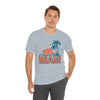 Miami, Florida T-Shirt - Retro Palm Tree & Beach Unisex Miami Shirt
