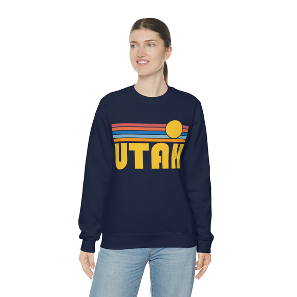 Utah Sweatshirt - Retro Sunrise Unisex