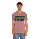 Oregon T-Shirt - Retro Mountain Bike Adult Unisex Oregon T Shirt-21